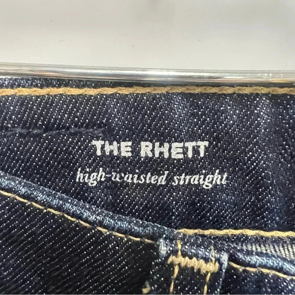 AG ADRIANO GOLDSCHMIED RHETT high waist straight with cuffed hem size 26R - Picture 7 of 14